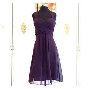 Plum Bill Levkoff Cocktail Dress